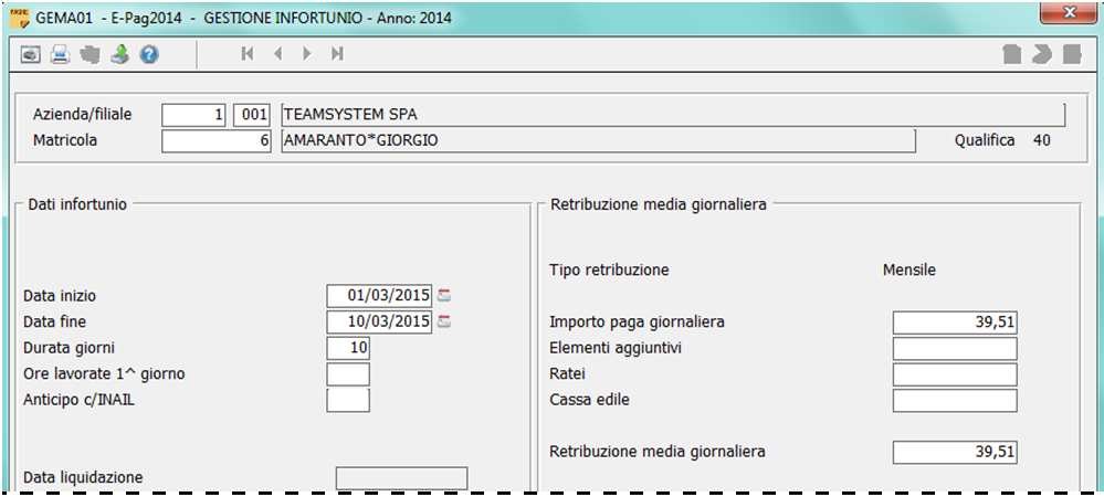 2. Si consideri un dipendente part-time verticale al 50%, con supplementare non contrattualizzato.