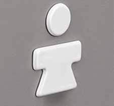 ceramic icon for bathroom door male YOU&ME F 12 x 15 YUA002 01; 00 0,2