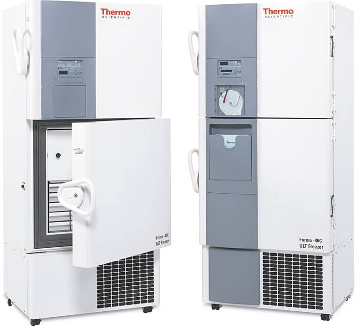 Freezer verticale 86 C Thermo Scientific Forma Modello 995 La serie 900 rappresenta la soluzione ideale per lo stoccaggio di campioni a - 80 C in condizioni di totale sicurezza.
