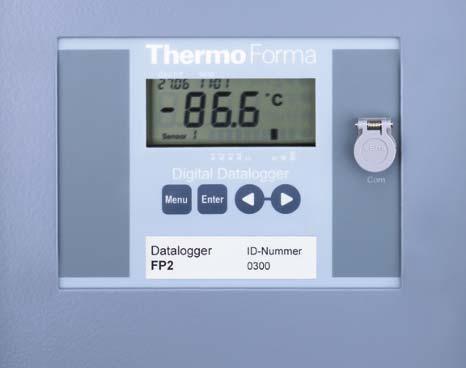 Registrazione in continuo della temperatura In opzione Thermo offre la possibilità di registrazione in continuo della temperatura mediante registratore a dischi (figura a sinistra) su datalogger