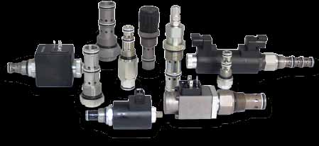 Valvole oleodinamiche - Hydraulic valves artucce cavità SAE - SAE cartridge valves Valvole limitatrici di pressione - ressure relief valves ressione massima/max.
