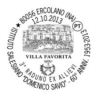 N. 1011 RICHIEDENTE: Comitato organizzatore Ex Allievi Villa Favorita SEDE DEL SERVIZIO: Corso Resina, 291 80056 Ercolano (NA) DATA: 12/10/2013