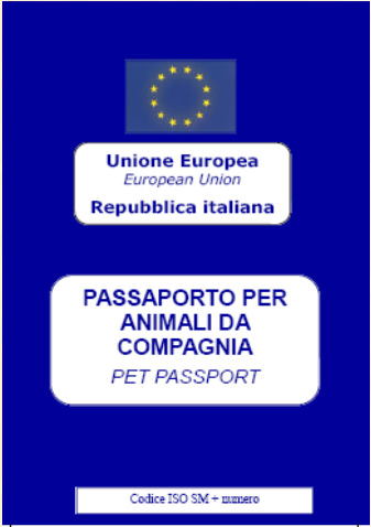 ESPATRIO: Per attraversare il confine cani gatti e furetti devono avere il passaporto previsto dal Regolamento CE n. 998/2003.