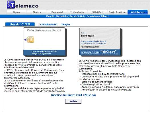 cliccare su entra : Guida all utilizzo