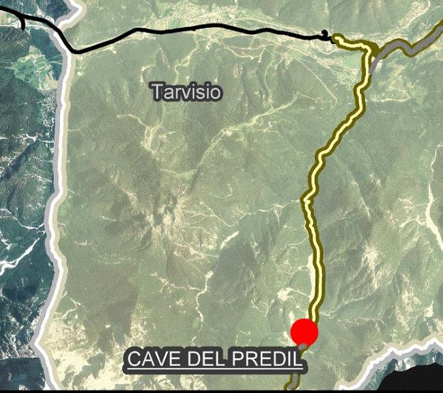 Centrale telefonica di Cave del Predil Localizzazione: