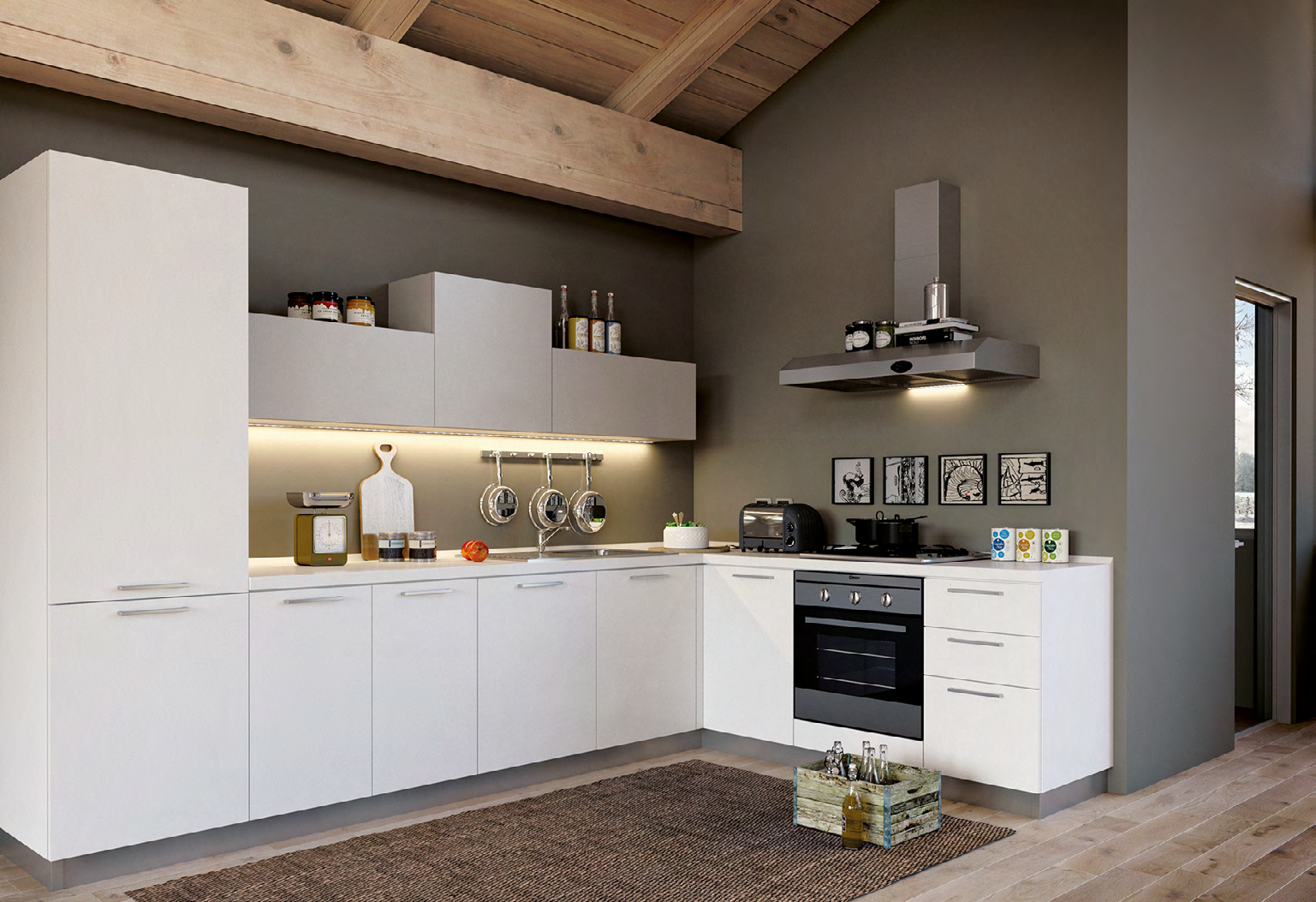 16 17 LE CUCINE A PROGETTO LE NUOVE CUCINE COMPLETAMENTE