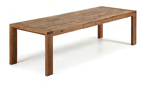 190 Tavolo allungabile in legno anticato, disponibile in altre