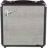 FE2370406900 2370406900 RUMBLE 100 COMBO BLK/SLV 284,50 D Combo solid state per basso, 40 Watt, un cono da 10 Fender Special Design, un canale con controlli di Overdrive, Bright e Vintage 