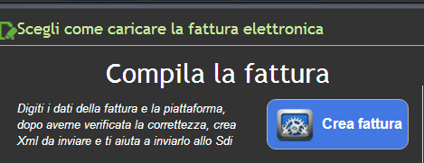 3. SELEZIONARE COMPILA LA FATTURA 4.