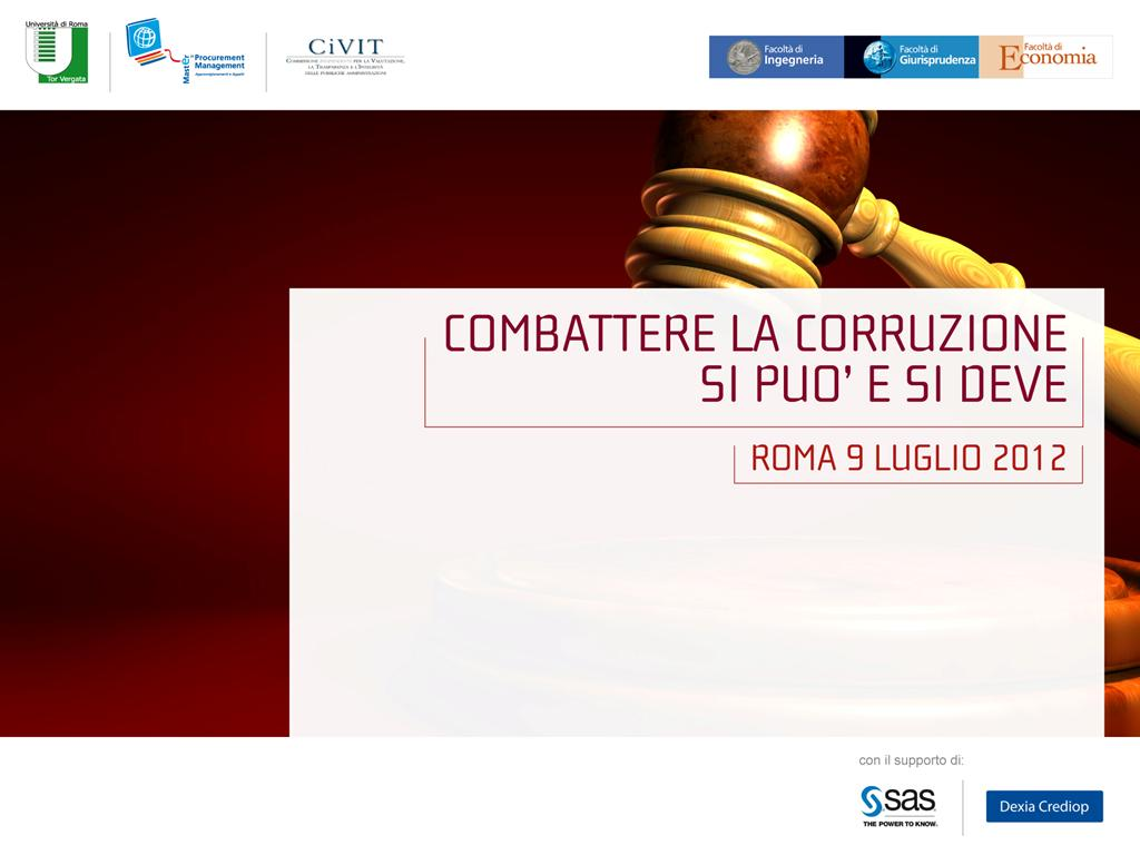 CORRUZIONE: EFFETTI SULLA CRESCITA E