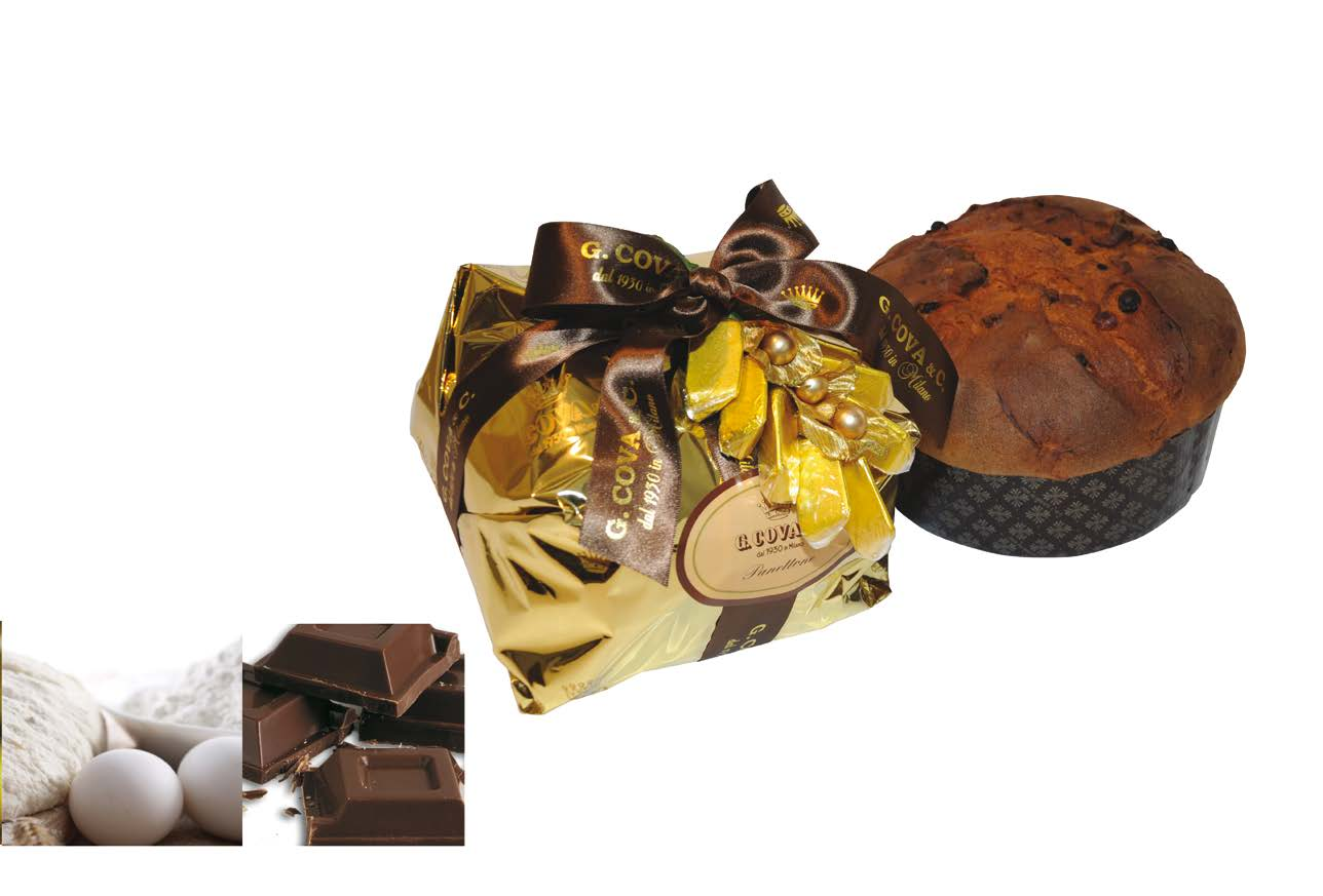 Panettone Classico con ramo di Gianduiotti cod. 1007216 panettone 750g gianduiotti 90g 9 pezzi per cartone cod. ean 8001043072162 CLASSICO DEI CLASSICI.