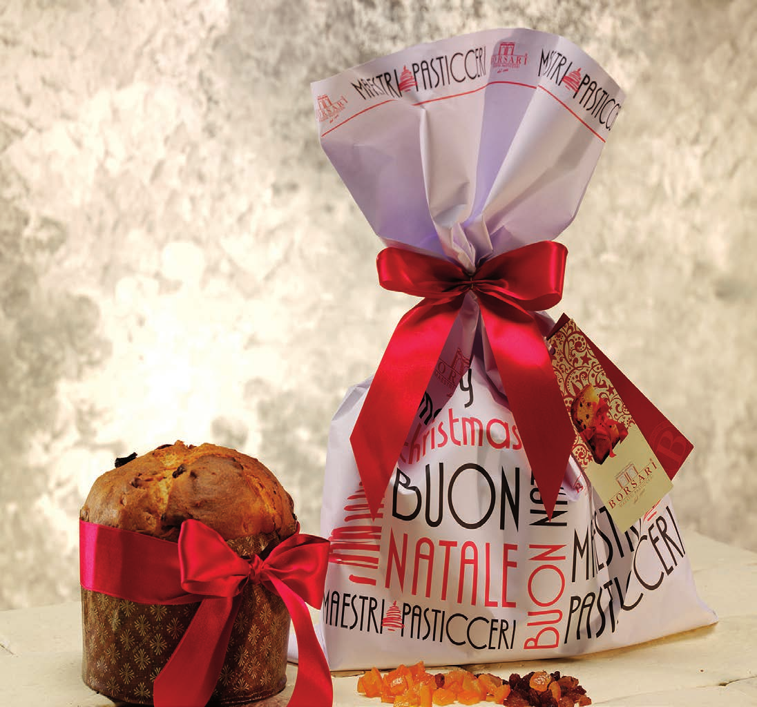 25 Stück PANETTONE CLASSICO *MERRY CHRISTMAS* PANETTONE TRADITIONELL