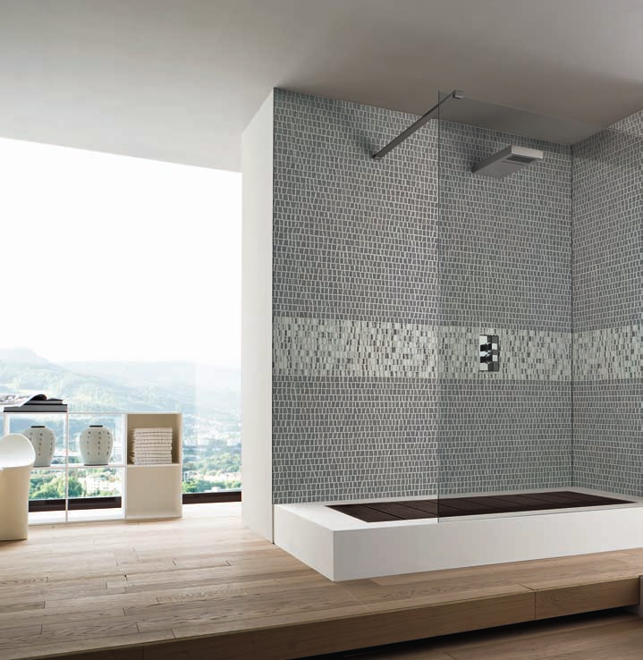 Doccia/Shower: "Minitoki" Grigio Latta 