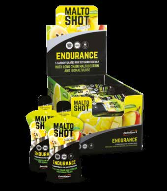 MALTOSHOT INTEGRATORE ALIMENTARE ENERGETICO ENDURANCE TROPICAL ENERGY BOOSTER Prodotto e marchio di Proprietà ES Itali