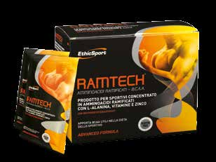 RAMTECH AMMINOACIDI RAMIFICATI - B.C.A.A. PRODOTTO PER SPORTIVI CONCENTRATO IN AMMINOACIDI RAMIFICATI CON L-ALANINA, VITAMINE E ZINCO NUTRIRE IL MUSCOLO E RIDURRE I TEMPI DI RECUPERO AMMINOACIDI