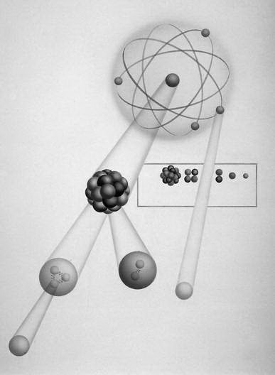 Materia: Atomi e Molecole Gli Atomi sono costituiti da tre tipi di particelle: Protoni (carica positiva), Neutroni (carica neutra) ed Elettroni (carichi negativa).