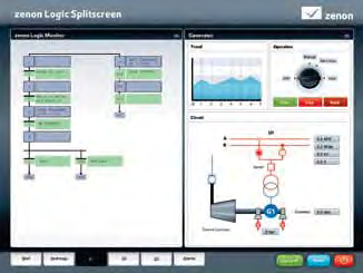 zenon Logic sistema plc integrato Con zenon Logic, zenon offre un sistema PLC già integrato. Potete usare un vero codice PLC per effettuare simulazioni.
