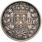 (1832-1873) Franco 1831 - Kr. PT28.
