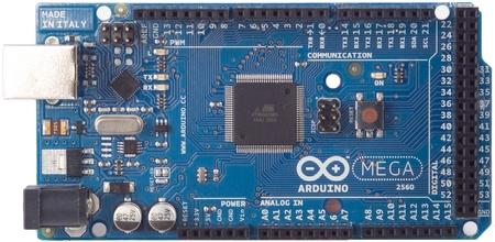 CAP. 5 UNITÀ DI CONTROLLO Arduino Mega 2560 è una scheda basata sul microcontrollore ATmega2560.