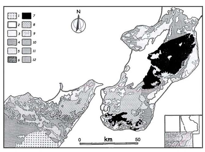 1.2 Assetto tettono-stratigrafico del settore meridionale Il settore meridionale dell Arco Calabro-Peloritano comprende il Massiccio delle Serre, l Aspromonte e i Monti Peloritani.