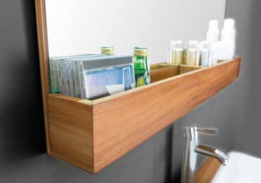 TEAK & WHITE The Bathroom Collection STIA CONSOLLE CP880/ST/CO - STIA CONSOLLE Mobile in teak naturale trattato con preziose cere protettive.