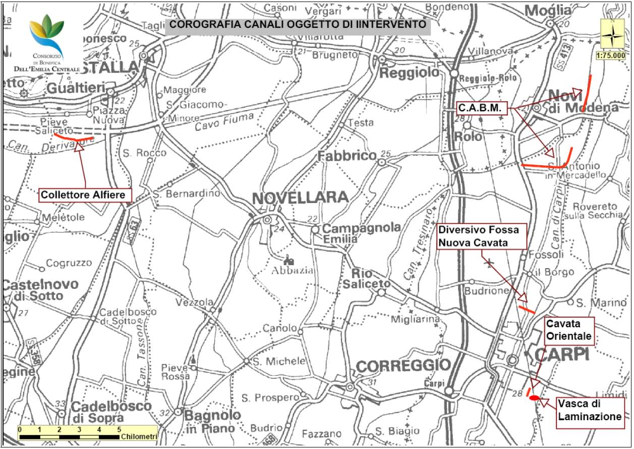 Figura 1 - Ubicazione dei quattro tratti d intervento Figura 2 Particolare