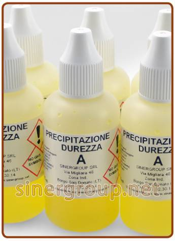 confezione da 6 flaconi 13000004-03 Precipitazione durezza test ricambio precipitazione durezza B 25cc.