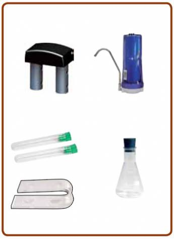 TEST 13000507-02 Valigetta test acqua doppia dimostrazione Osmosi, Durezza senza WA.