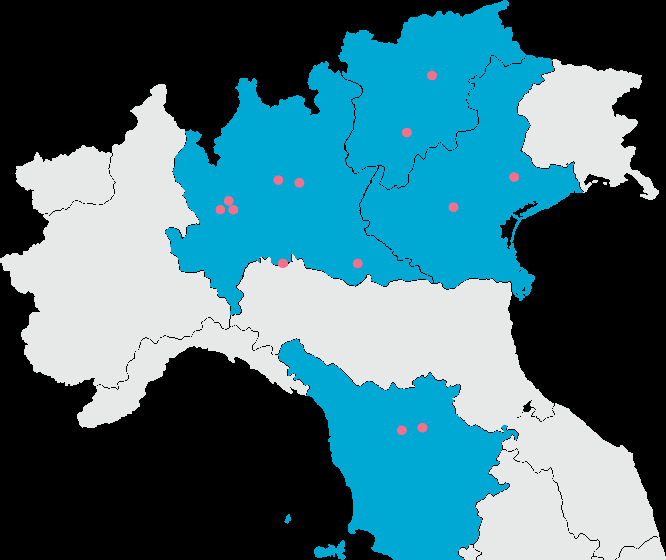 I media locali avversari Nelle città e regioni degli avversari, troviamo varie testate e telegiornali di