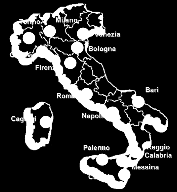 Il PON assicura risorse certe alle 14 CM PON METRO Allocazioni indicative del PON: - fino a 90* Meuro per ciascuna città del Sud - circa 40* Meuro per le città di Centro-Nord e Sardegna che si