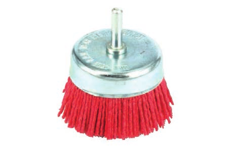 SN H NYLON BRUSHES WITH HOLE Brushes made with abrasive nylon bristles, more flexible and tougher than the steel ones.