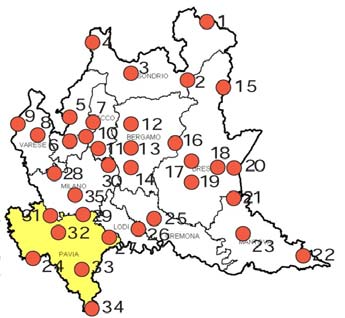 Paesaggi della Lombardia: ambiti e caratteri tipologici" che sono state succintamente riportate nel presente documento: costanti geografico-territoriali di congruenza paesistica, che definiscono le