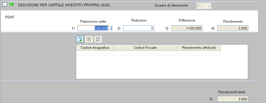 "zero" se campo ACE presente nel Prospetto impresa familiare = N; (RS37col.7*aliquota collaboratore) se campo ACE presente nel Prospetto impresa familiare = S Col.