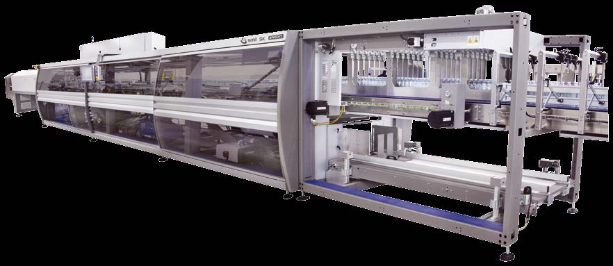SERIE SK ERGON UP TO 450 PPM Confezionatrici in film termoretraibile La serie SK è costituita da macchine automatiche per il confezionamento di contenitori di plastica, metallo, cartone o vetro.