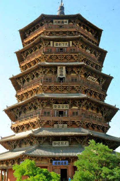 Pagoda Sakyamuni CINA anno 1056 altezza
