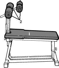 0I262-L Thigh rest Appoggio coscia 3 0I030AB-L Roller