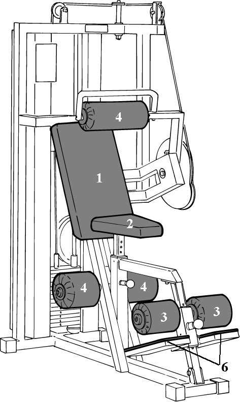 (M457 M057) NAL MACHINE (M401 M033) 1 0I053B-L Seat back Schienale 2 0I053A-L Seat Seduta