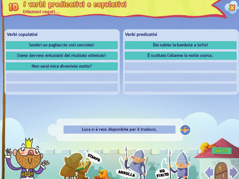 10. I verbi predicativi e copulativi Nella sezione 10 si affrontano i verbi