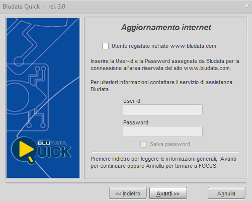 6 1.2 Aggiornamento di FOCUS 2000 alla versione 9.36 Download dell'aggiornamento alla versione 9.