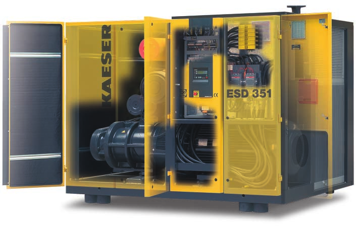 Costi di manutenzione Costi d'energia ESD la svolta radicale in fatto di efficienza La nostra risposta: la serie ESD I nuovi compressori a vite ESD rappresentano la risposta esatta alle richieste