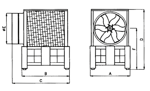 efficienza di evaporazione Elevato rapporto prestazioni / prezzo Bassi costi di esercizio Installazione