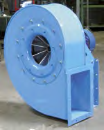 or belt driven - Low, medium pression - Open blades Settori di impiego: Aria molto polverosa e trasporto materiale Areas of applications: Very dusty air and