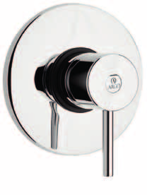 PT 0300 PT 0330 PT 0400 PT 0300 Miscelatore monocomando doccia incasso Single lever built-in shower mixer cromo / chrome 38,00