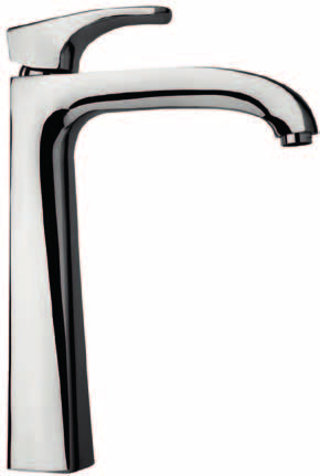 lever wash basin mixer - cartuccia ø 25 - chiusa - flex allacciamento 35 cm 3/8 F - scarico 1 ¼ cromo / chrome 248,00