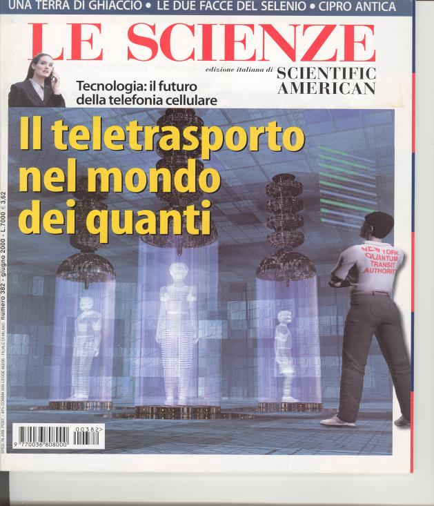 Teletrasporto In generale in meccanica quantistica non posso con una misura su un