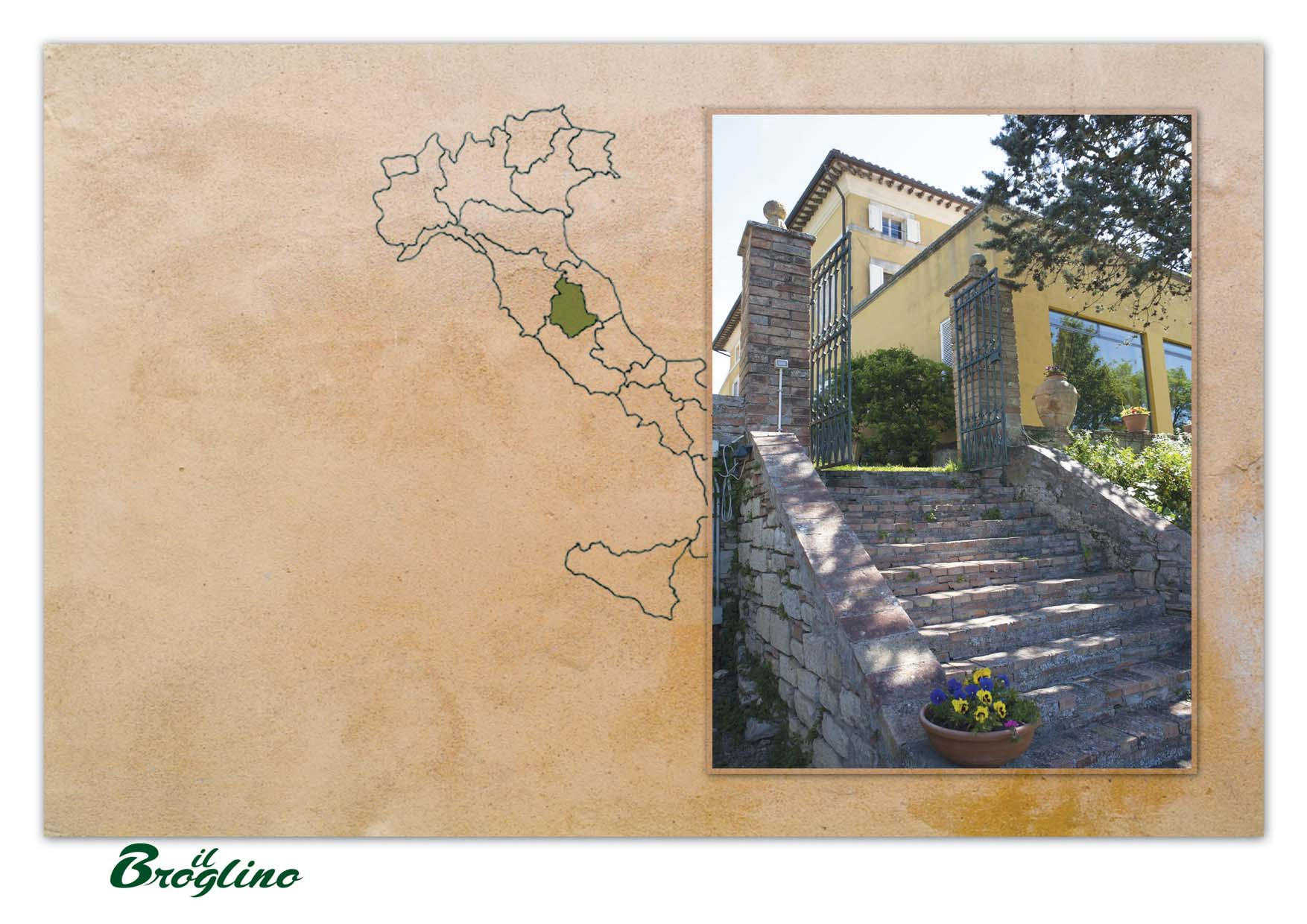 Il Broglino si located 2 kilometers from the center of Todi, one of the most renowed and enchanting Umbrian villages.