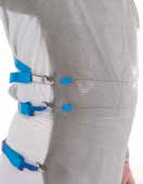 Grembiuli di protezione in maglia metallica Protezione continua dal torso al polso.