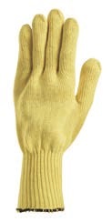 dalla 7 alla 10 3444 934 K-MEX N 934 Para-aramide medio lavorato a maglia, polsino lavorato a maglia con puntinatura in PVC, giallo.