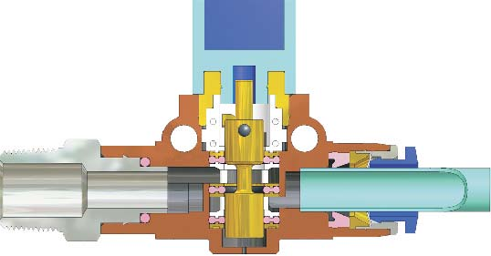 (NR) Mini Valvole 3/2 vie che in posizione di chiusura permettono di scaricare l'aria a valle del componente 3/2 ways mini valves discharge the remaining pressure out and block the incoming air in