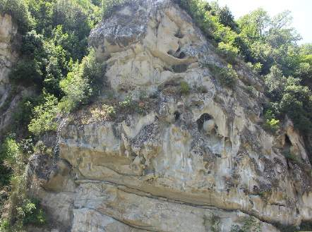 Anche i depositi del Flysch di Gorgoglione, nella parte alta del corso della fiumara, danno luogo a morfologie caratteristiche che rendono l area del geosito molto interessante da un punto di vista